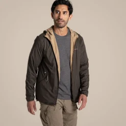 NosiLife Ovis Wendejacke für Herren | Woodland Green / Earthenware