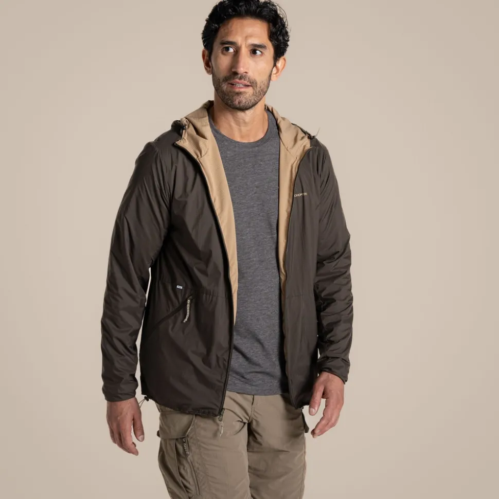 NosiLife Ovis Wendejacke für Herren | Woodland Green / Earthenware