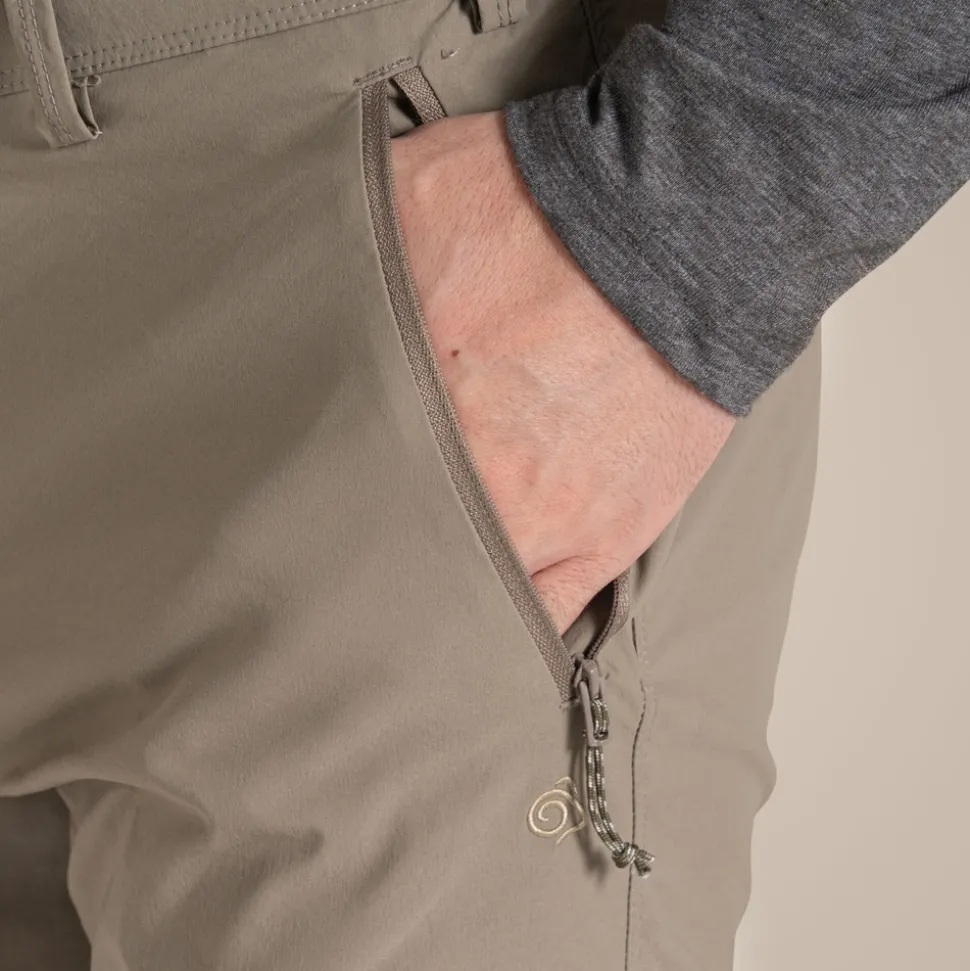 NosiLife Pro Zip Off III-Hose für Herren | Pebble