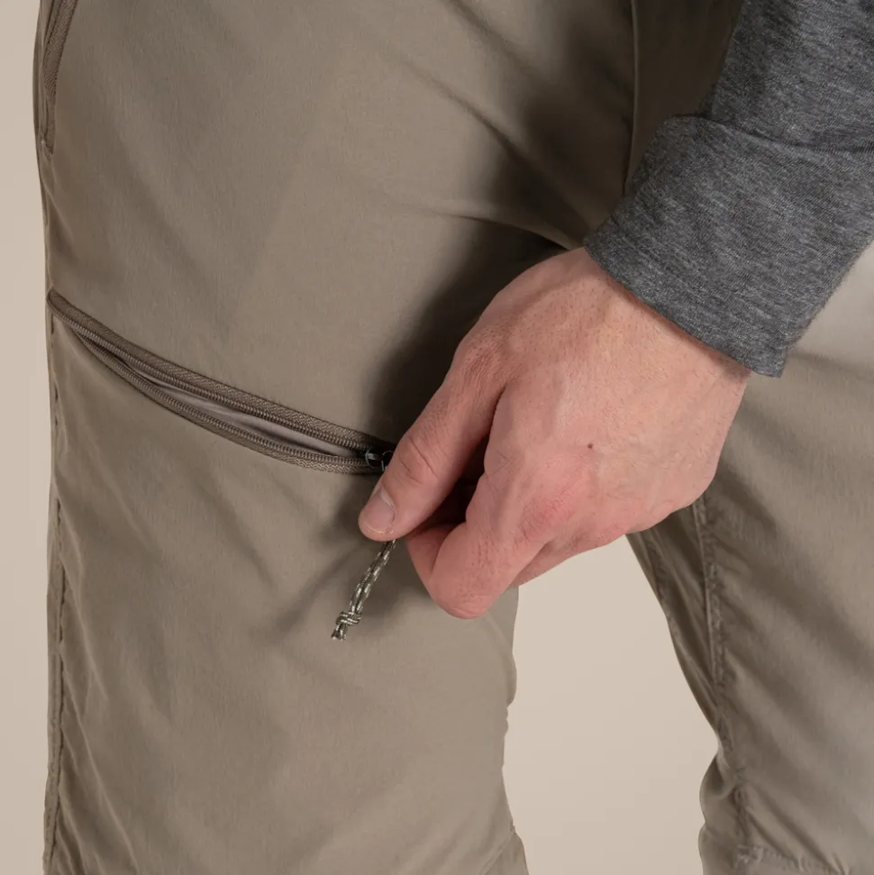 NosiLife Pro Zip Off III-Hose für Herren | Pebble