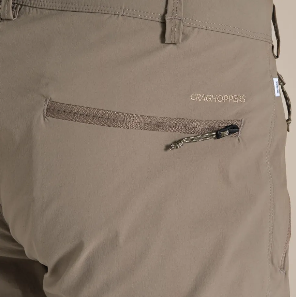 NosiLife Pro Zip Off III-Hose für Herren | Pebble