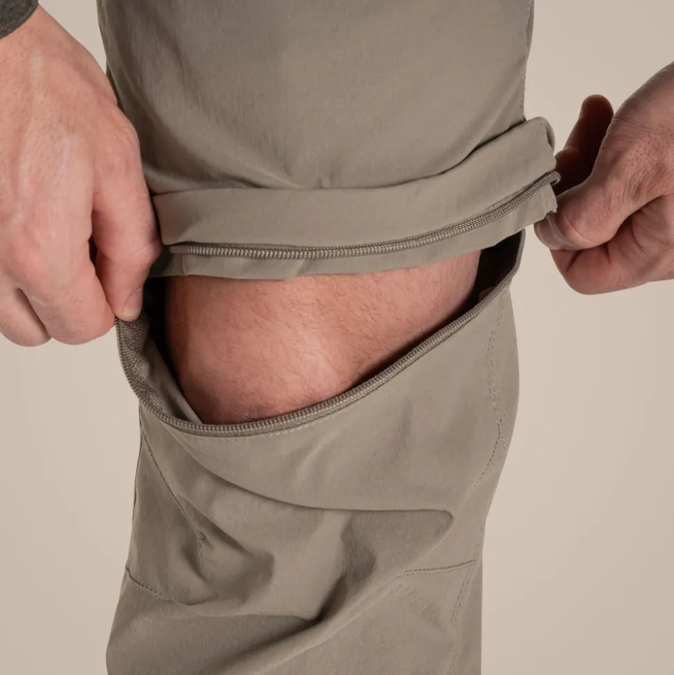 NosiLife Pro Zip Off III-Hose für Herren | Pebble