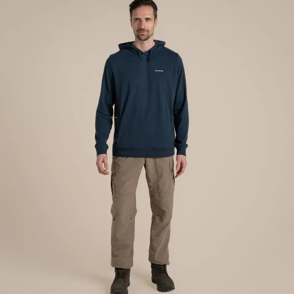 NosiLife Tagus Kapuzenoberteil für Herren | Blue Stone