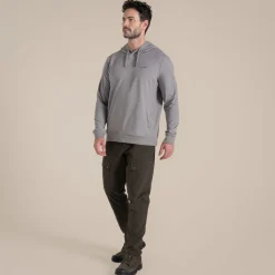 NosiLife Tagus Kapuzenoberteil für Herren | Soft Grey Marl