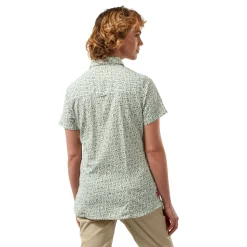 NosiLife Tayma Kurzärmelige Bluse | Sage Print