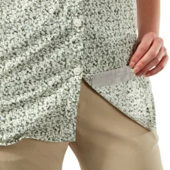 NosiLife Tayma Kurzärmelige Bluse | Sage Print