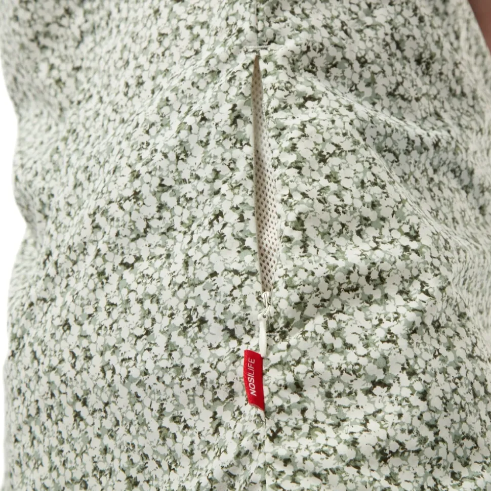 NosiLife Tayma Kurzärmelige Bluse | Sage Print