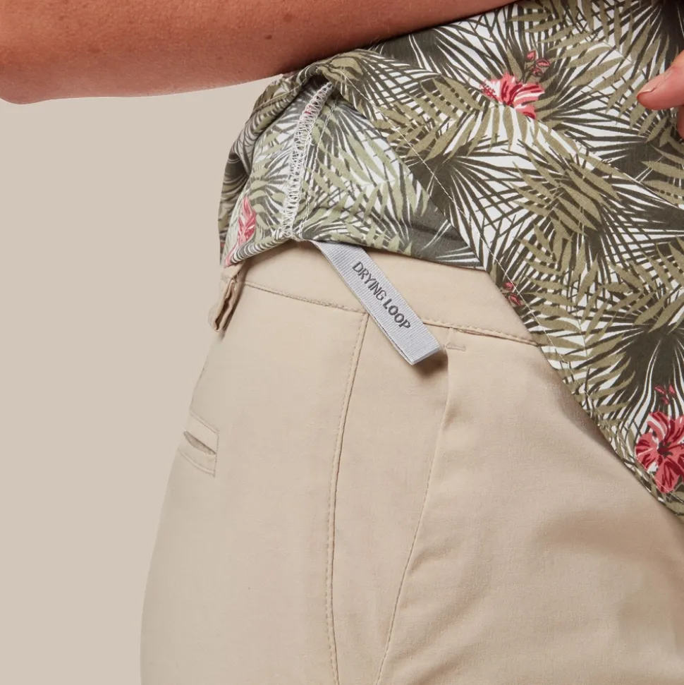 NosiLife Vanna Bluse mit kurzem Ärmel | Soft Moss Print