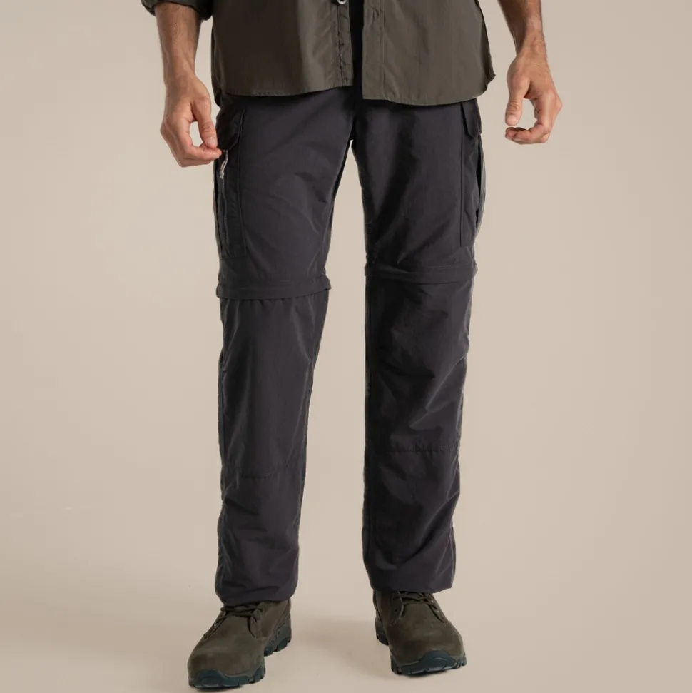 NosiLife Zip Off III-Hose für Herren | Black Pepper