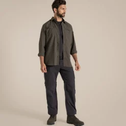 NosiLife Zip Off III-Hose für Herren | Black Pepper