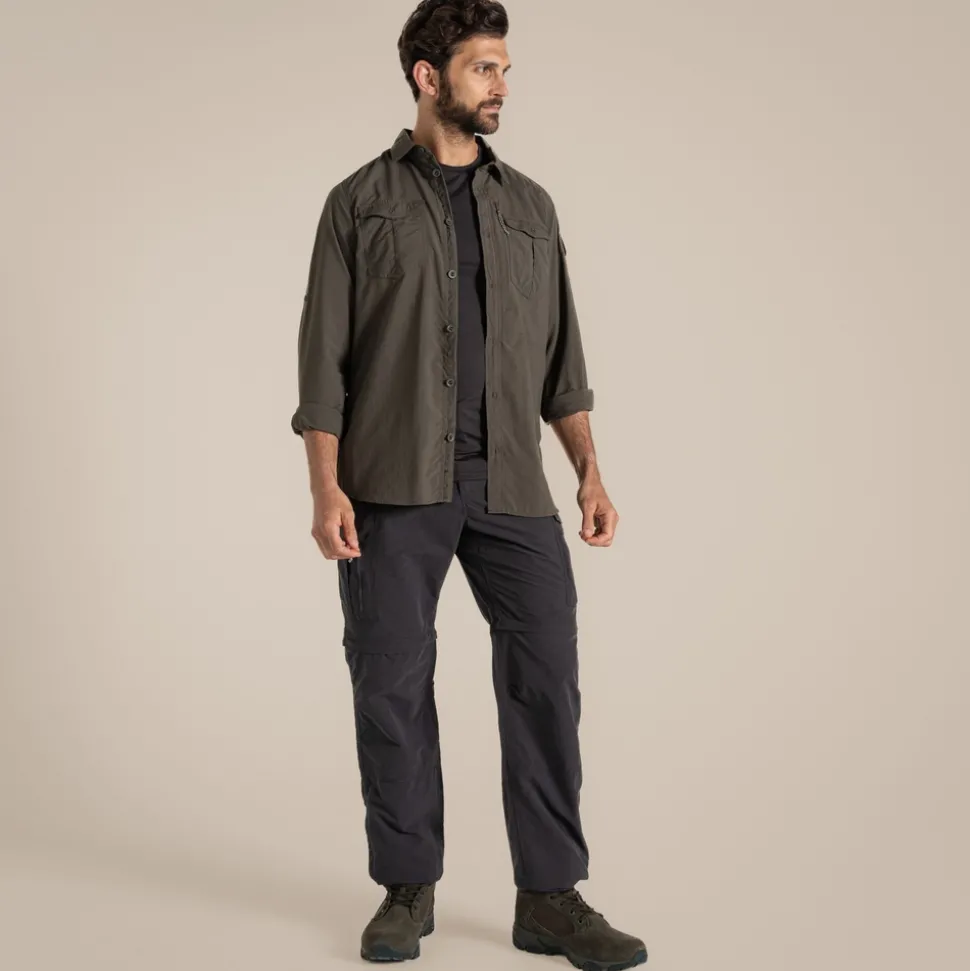 NosiLife Zip Off III-Hose für Herren | Black Pepper