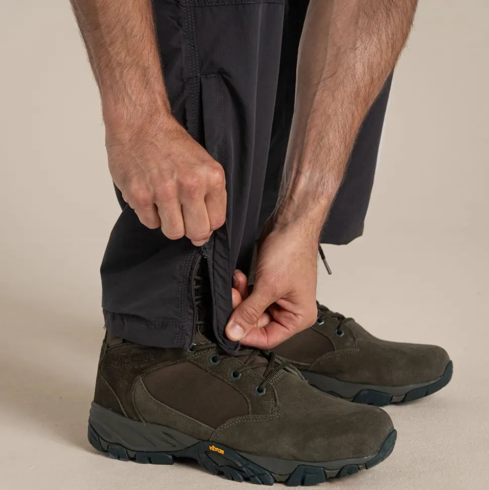 NosiLife Zip Off III-Hose für Herren | Black Pepper