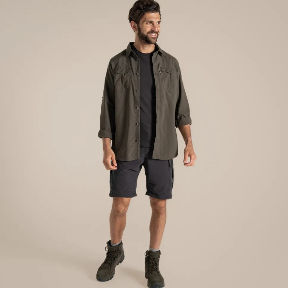 NosiLife Zip Off III-Hose für Herren | Black Pepper