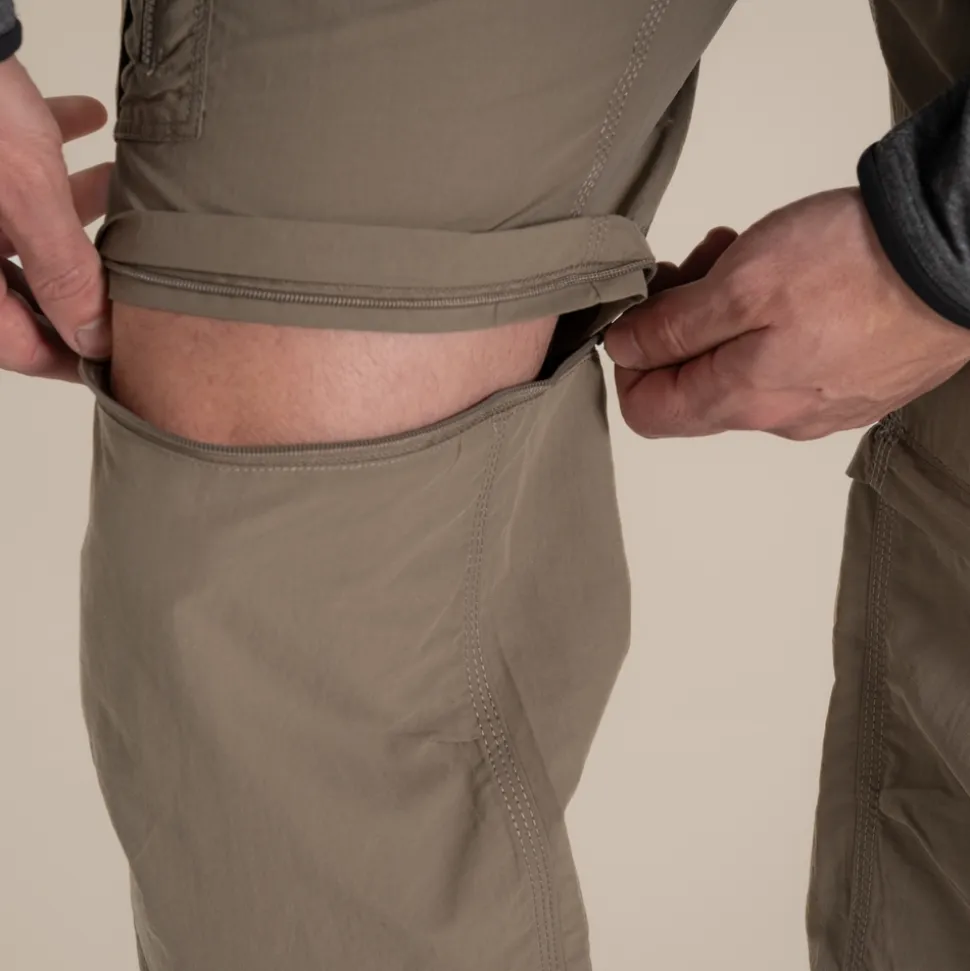 NosiLife Zip Off III-Hose für Herren | Pebble