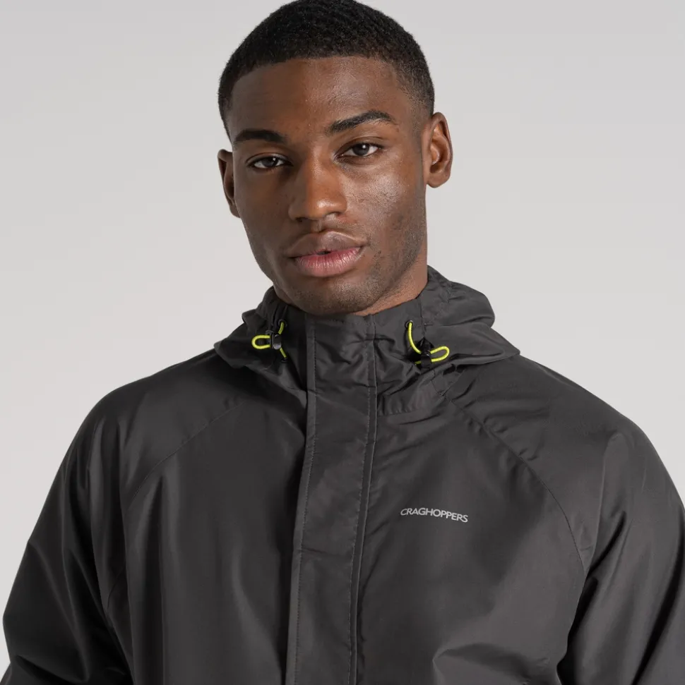 Orion Jacke mit wasserdichtem Design für Herren | Black Pepper / Apple