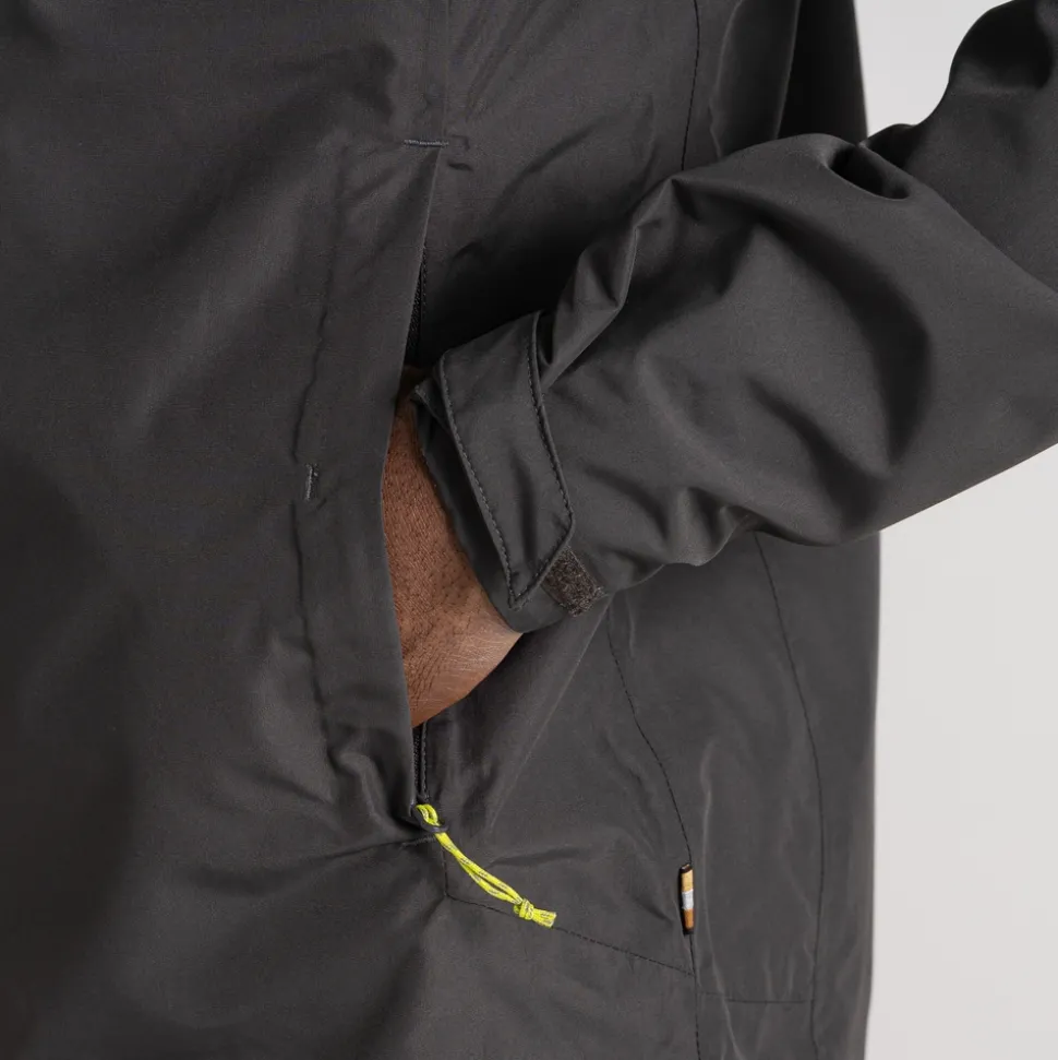 Orion Jacke mit wasserdichtem Design für Herren | Black Pepper / Apple