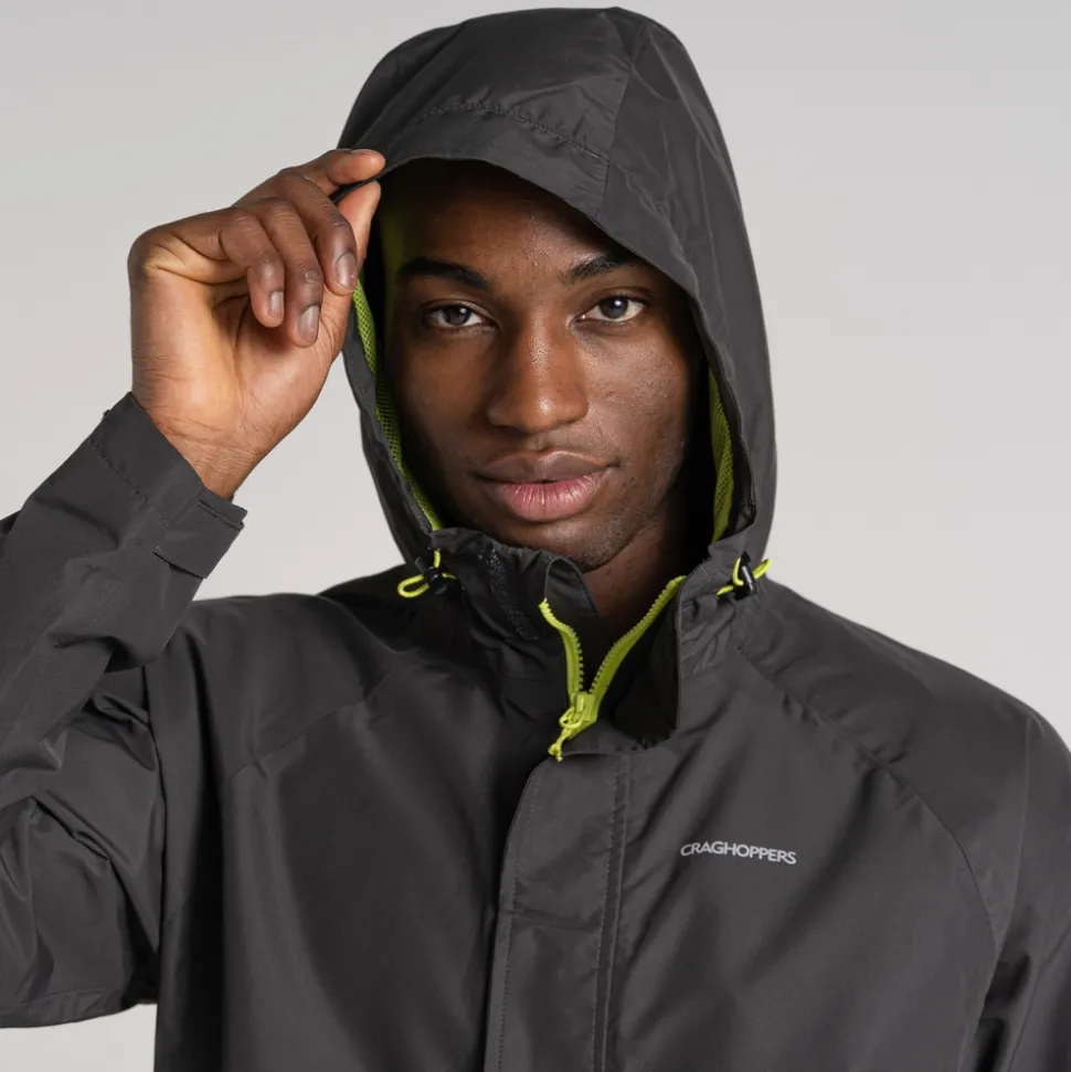 Orion Jacke mit wasserdichtem Design für Herren | Black Pepper / Apple