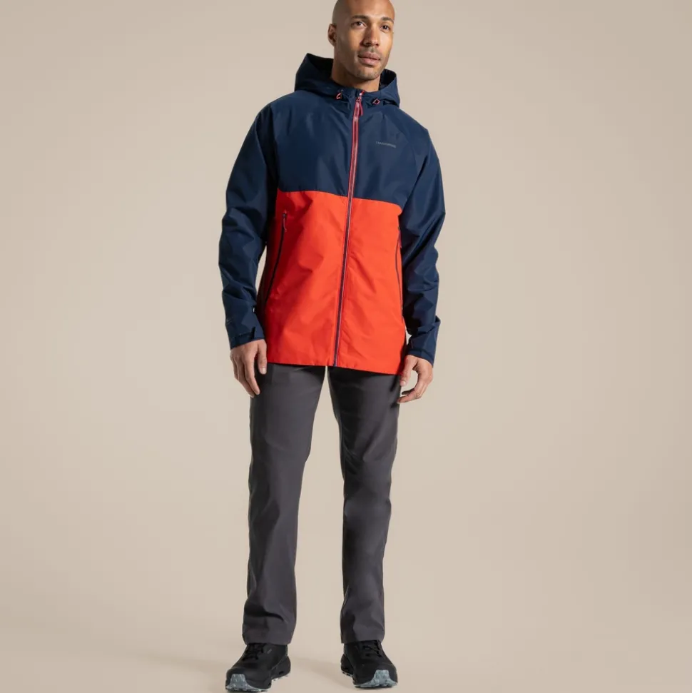 Osuna wasserdichte Jacke für Herren | Blue Navy / Pimento Red
