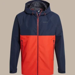 Osuna wasserdichte Jacke für Herren | Blue Navy / Pimento Red