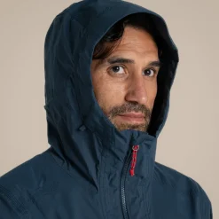 Pandion wasserdichte Jacke für Herren | Blue Stone / Pimento Red