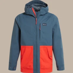 Pandion wasserdichte Jacke für Herren | Blue Stone / Pimento Red