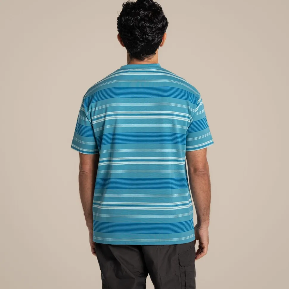 Pointer T-Shirt für Herren | Tranquil Blue Stripe