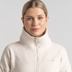 Polartec Caprice Full Zip Fleece für Damen | Ecru