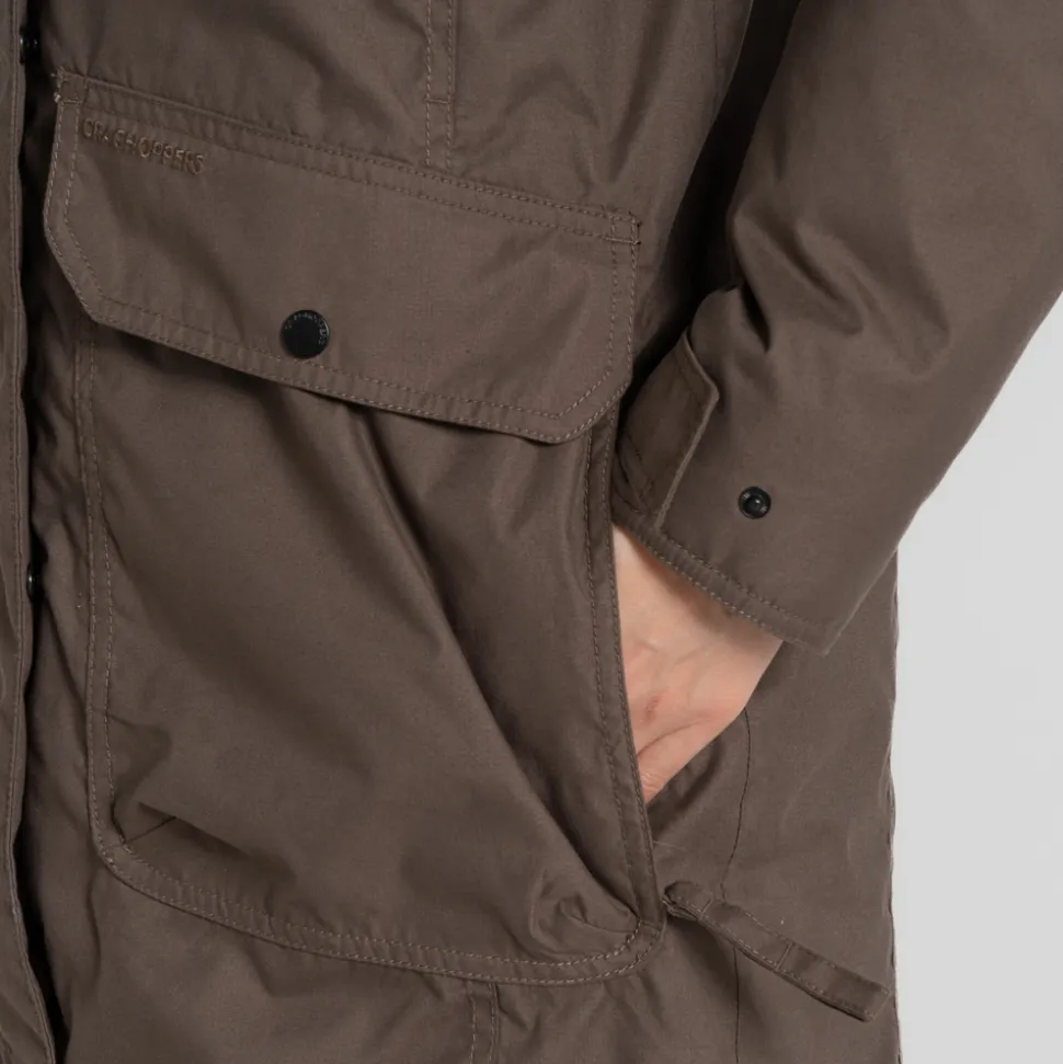 Rosalind wasserdichte Jacke für Damen | Oak