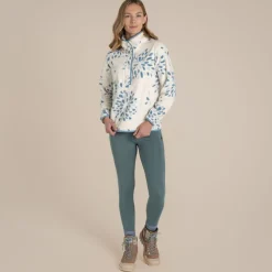 Rosemary Fleecepullover für Damen | Sky Print