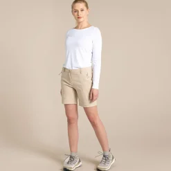 Stretch-Kiwi Pro III-Shorts für Damen | Desert Sand