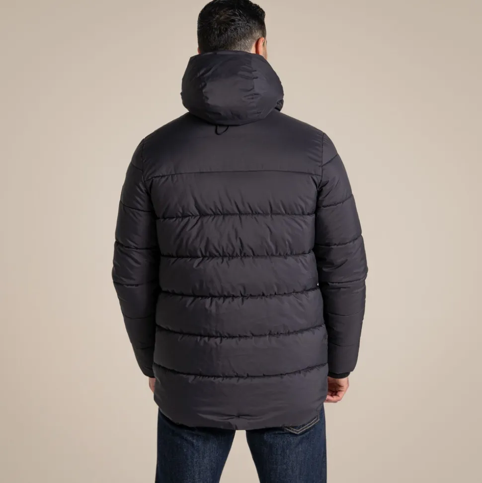 Sutherland Kapuzenjacke mit isolierendem Design für Herren | Black