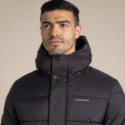 Sutherland Kapuzenjacke mit isolierendem Design für Herren | Black