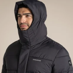 Sutherland Kapuzenjacke mit isolierendem Design für Herren | Black