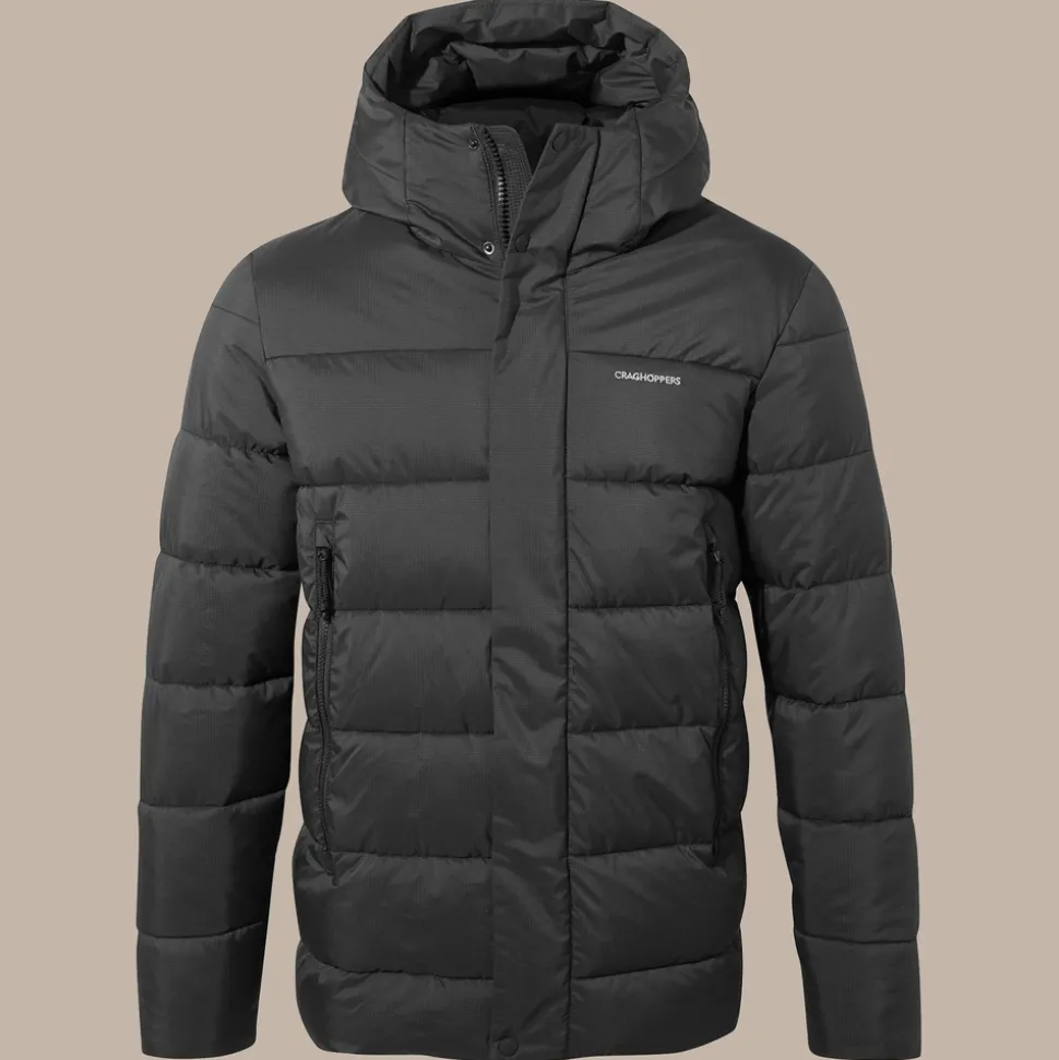 Sutherland Kapuzenjacke mit isolierendem Design für Herren | Black