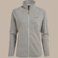 Tarvos Fleece mit durchgehendem Reißverschluss für Damen | Lunar Grey Marl