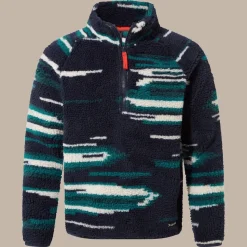 Tivoli Half Zip für Kinder | Blue Navy Print