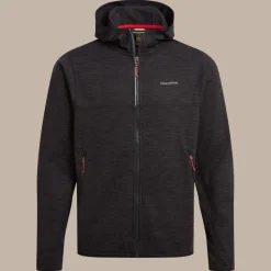 Travos Fleece mit durchgehendem Reißverschluss für Herren | Black Pepper Marl