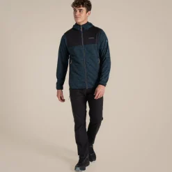 Travos Fleece mit durchgehendem Reißverschluss für Herren | Blue Stone Marl