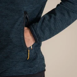 Travos Fleece mit durchgehendem Reißverschluss für Herren | Blue Stone Marl