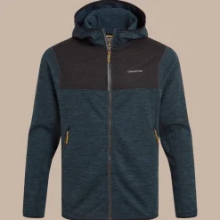 Travos Fleece mit durchgehendem Reißverschluss für Herren | Blue Stone Marl