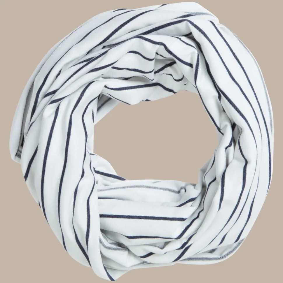 Unisex NosiLife Infinity Schal II | Blue Navy Stripe