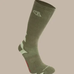 Unisex-Abenteuersocken mit Insektenschutz | Wild Olive / Bud Green