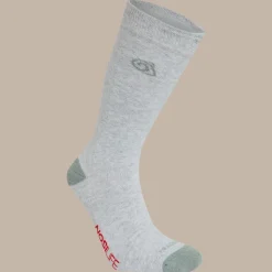 Unisex-Socken mit Insektenschutz im Einzelpack | Soft Grey Marl / Lichen Green