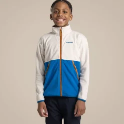 Valo Jacke für Kinder | Ecru / Titan Blue