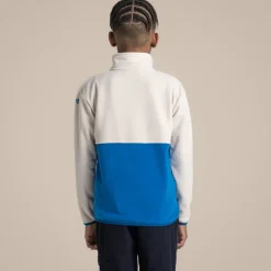 Valo Jacke für Kinder | Ecru / Titan Blue