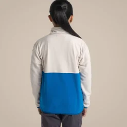 Valo Jacke für Kinder | Ecru / Titan Blue