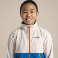 Valo Jacke für Kinder | Ecru / Titan Blue