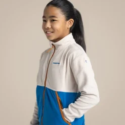 Valo Jacke für Kinder | Ecru / Titan Blue