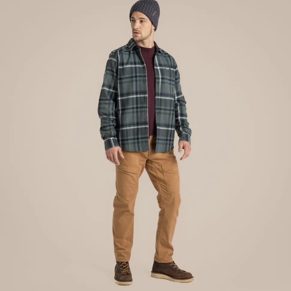 Wald Hemd mit langem Ärmel | Balsam Green Check