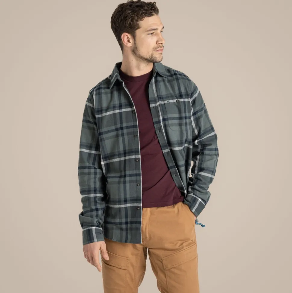 Wald Hemd mit langem Ärmel | Balsam Green Check